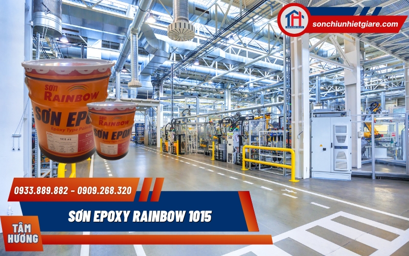 Hướng dẫn dùng sơn Epoxy phủ Rainbow 1015