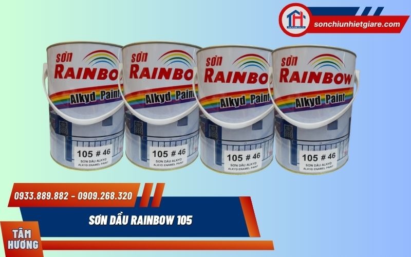 Sơn dầu Rainbow 105 là dòng sơn alkyd được sản xuất theo tiêu chuẩn quốc tế
