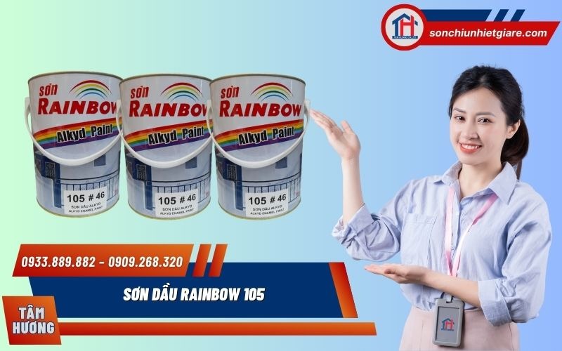 Mua sơn dầu Rainbow 105 chính hãng tại Đại lý Tâm Hương