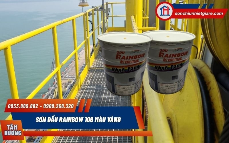Rainbow 106 được sử dụng rộng rãi trong nhiều hạng mục công trình khung sắt thép