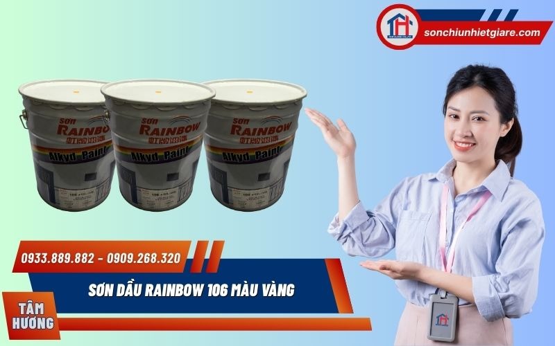 Mua Sơn dầu Rainbow 106 chính hãng tại Đại lý Tâm Hương
