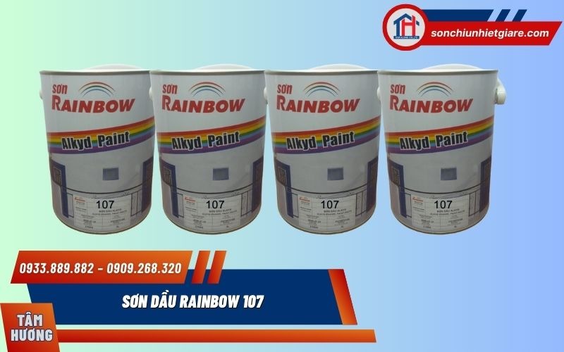 Sơn dầu Rainbow 107 thuộc dòng sơn alkyd cao cấp