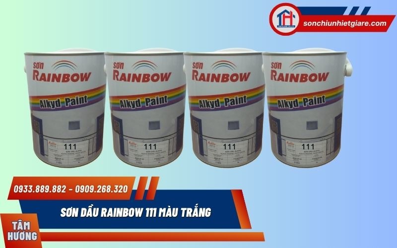 Sơn dầu Rainbow 111 là dòng sơn Alkyd trắng thông dụng đến từ thương hiệu Rainbow