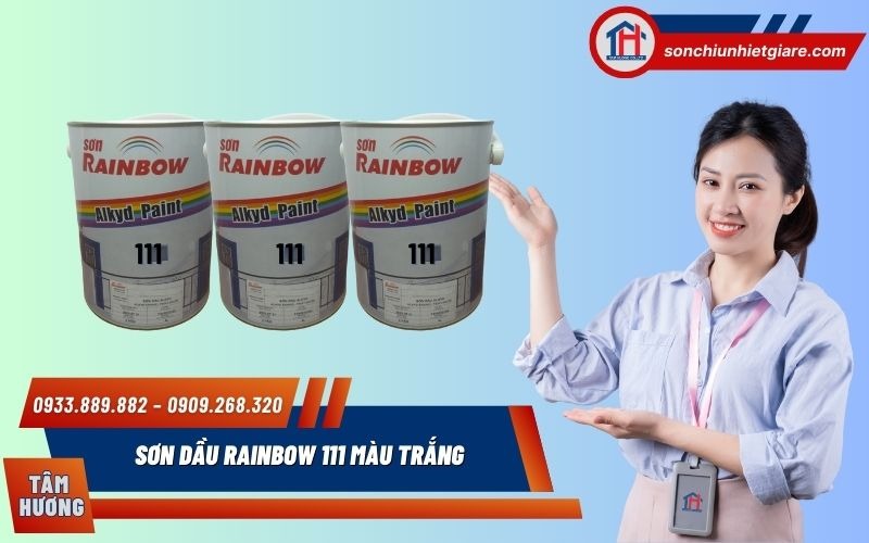 Mua Sơn Dầu Rainbow 111 Chính Hãng Tại Đại Lý Tâm Hương