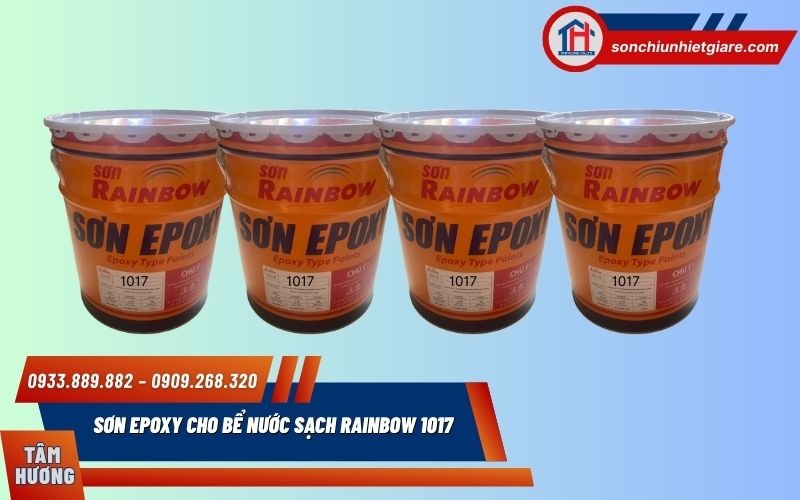 Sơn Epoxy cho bể nước sạch Rainbow 1017 chắc và bền bỉ vượt trội