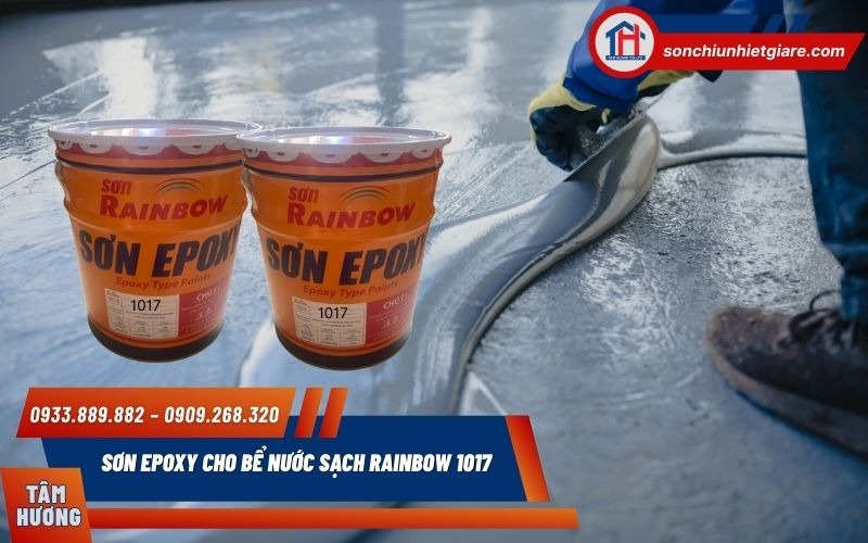 Hướng dẫn thi công sơn Epoxy cho bể nước sạch Rainbow 1017