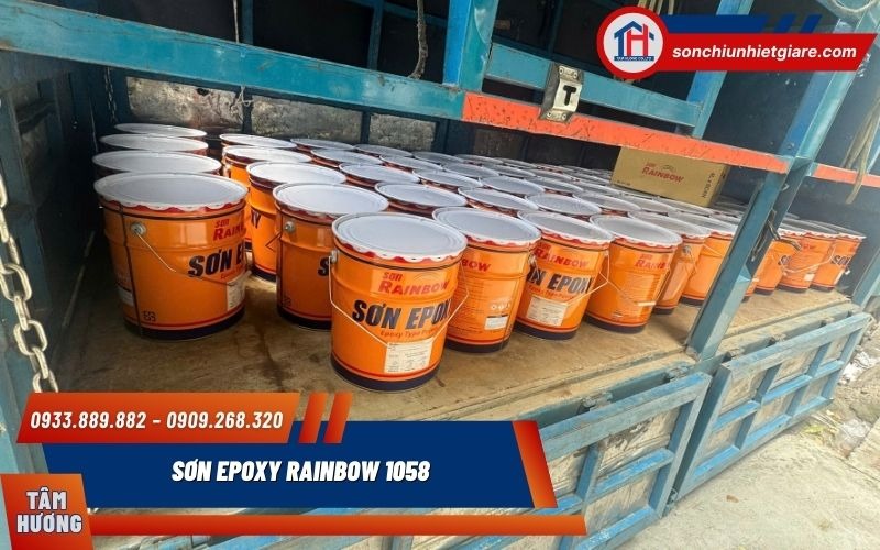 Sơn Epoxy Rainbow 1058 có khả năng chịu nhiệt tốt