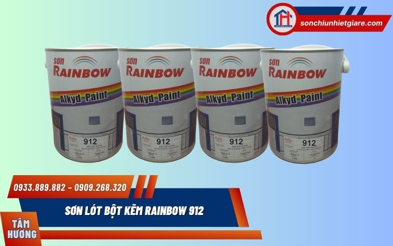 Sơn lót bột kẽm Rainbow 912 là dòng sơn lót chống gỉ 1 thành phần