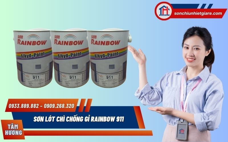 Mua Sơn Lót Chì Chống Gỉ Rainbow 911 chính hãng tại Đại lý Tâm Hương