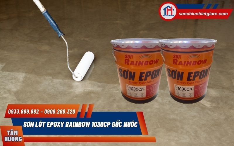 Sơn lót Epoxy Rainbow 1030CP màu trong suốt giữ nguyên tính thẩm mỹ