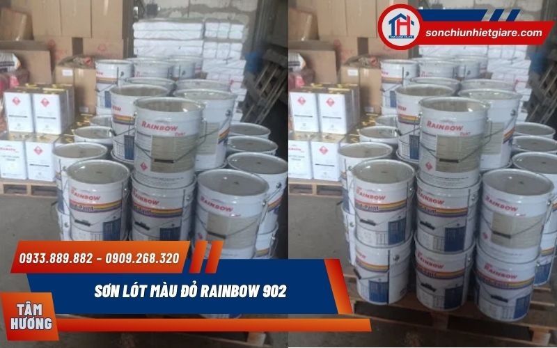 Sơn Lót Màu Đỏ Rainbow 902 sở hữu nhiều ưu điểm nổi bật