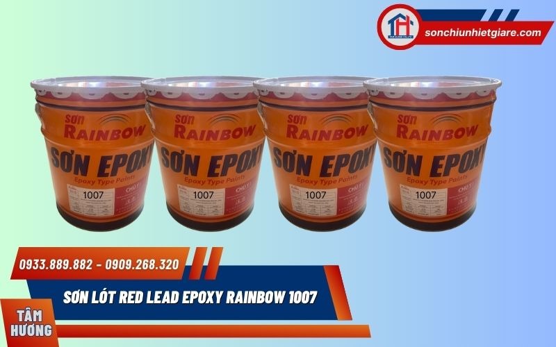 Sơn Lót Red Lead Epoxy Rainbow 1007 là loại sơn epoxy hai thành phần