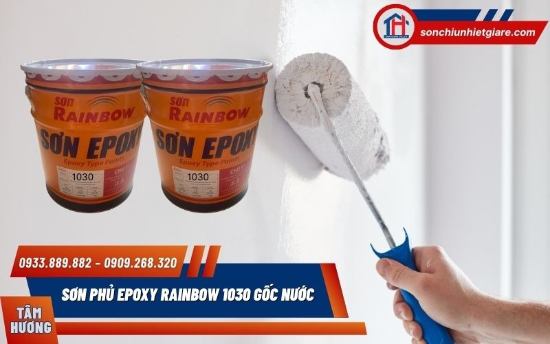 Sơn Rainbow 1030 mang lại bề mặt hoàn thiện sáng đẹp, hiện đại