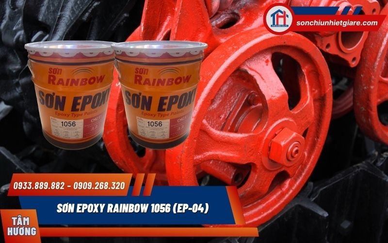 Sơn epoxy 1056 thích hợp làm lớp sơn phủ cho máy móc, thiết bị