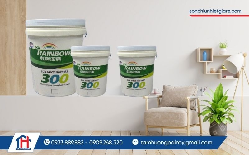 Sơn Rainbow 300 được nghiên cứu và sản xuất theo quy trình hiện đại, mang đến nhiều ưu điểm vượt trội