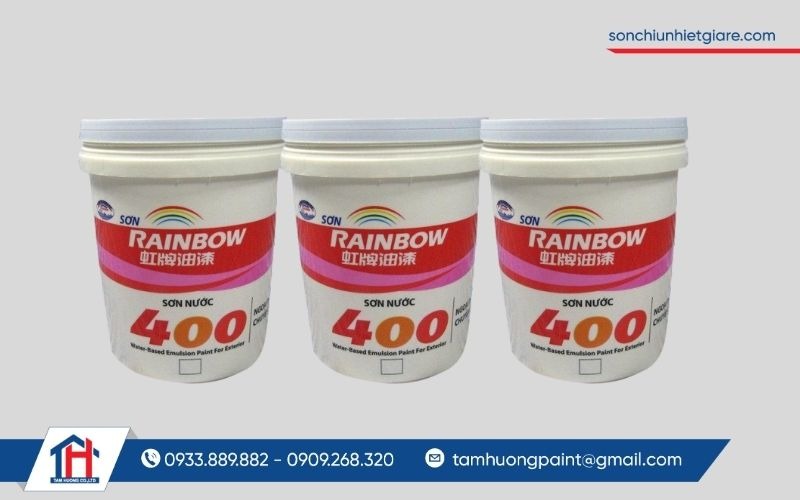 Sơn ngoại thất Rainbow 400 chính là giải pháp tối ưu cho các công trình hiện đại
