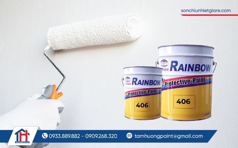 Hướng dẫn thi công sơn ngoại thất Rainbow 406
