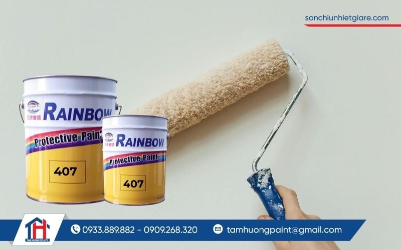 Hướng dẫn thi công sơn nước Rainbow 407 chuẩn kỹ thuật