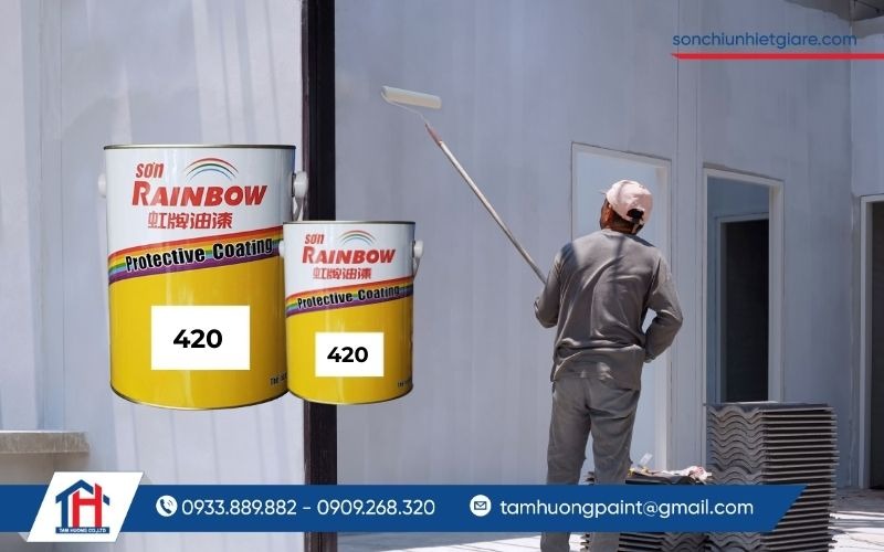 Hướng dẫn thi công sơn lót Rainbow 420 đúng kỹ thuật