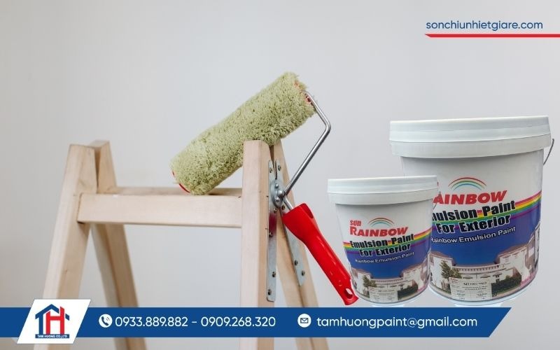 Hướng dẫn thi công sơn Rainbow 421 chi tiết