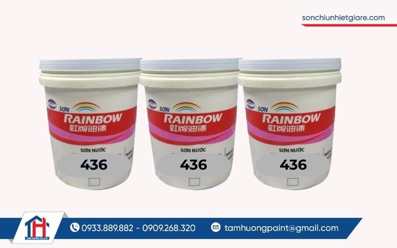 Sơn nội thất Rainbow 436 được nghiên cứu và sản xuất với công nghệ tiên tiến