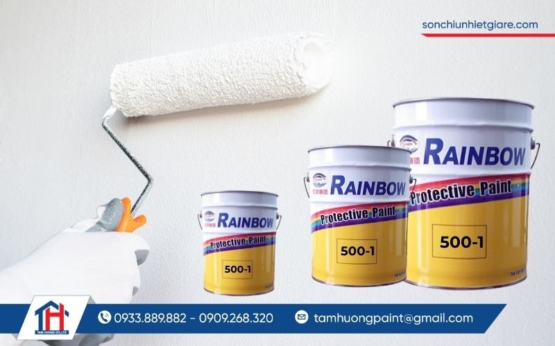 Hướng dẫn thi công sơn nước 500-1 Rainbow đúng kỹ thuật