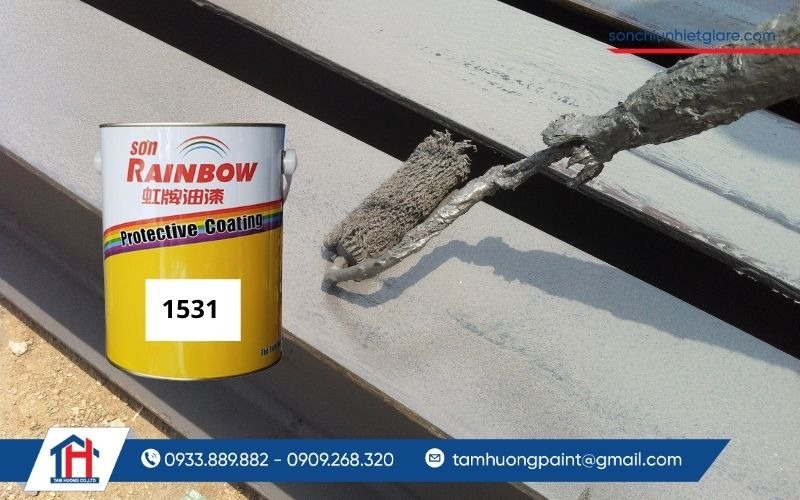 Hướng dẫn sử dụng sơn lót chịu nhiệt 400 Độ C Rainbow 1531 hiệu quả