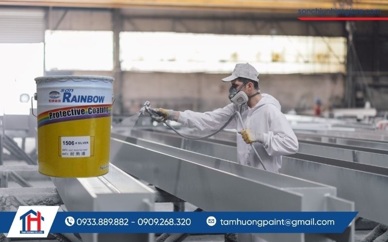 Hướng dẫn quy trình thi công sơn Rainbow 1506 đúng kỹ thuật 