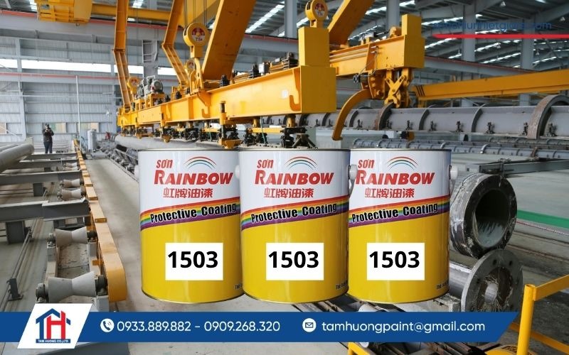 Sơn chịu nhiệt 500 Độ C Rainbow 1503 được sử dụng rộng rãi trong nhiều lĩnh vực công nghiệp