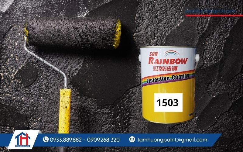 Quy trình thi công sơn chịu nhiệt 500 Độ C Rainbow 1503