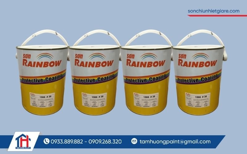 Sơn chịu nhiệt 600 Độ C Rainbow 1566 được ứng dụng rộng rãi trong lĩnh vực công nghiệp nặng
