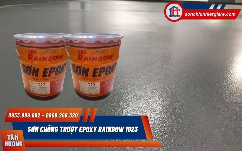 Sơn chống trượt Epoxy Rainbow 1023 an toàn trong môi trường ẩm ướt, nhiều hoá chất