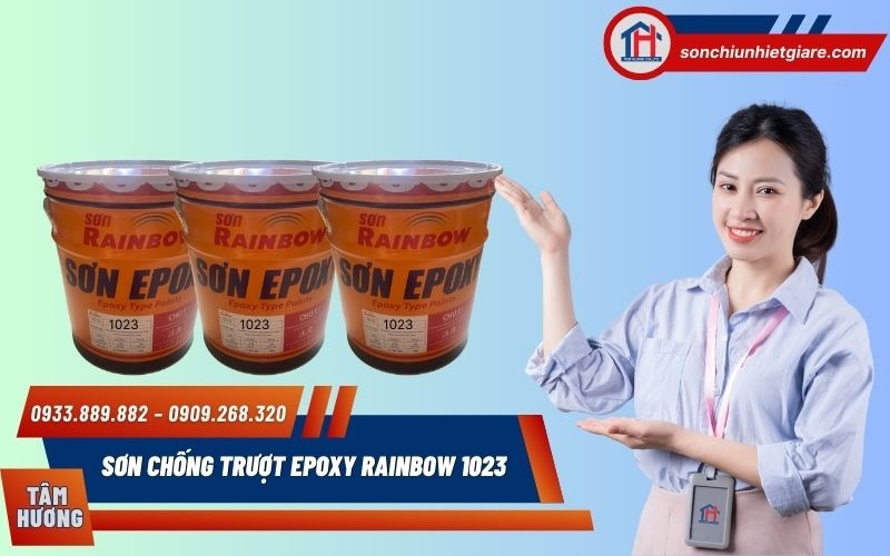 Mua Sơn chống trượt Epoxy Rainbow 1023 chính hãng, giá tốt tại Đại lý Tâm Hương
