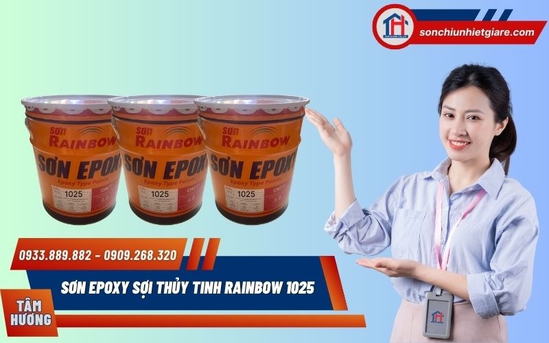 Mua Sơn Epoxy sợi thủy tinh Rainbow 1025 chính hãng tại Đại lý Tâm Hương