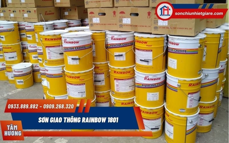 Sơn Giao Thông Rainbow 1801 được ứng dụng rộng rãi trong các hạng mục giao thông