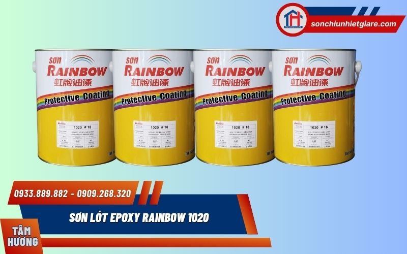 Sơn lót Epoxy Rainbow 1020 được thiết kế dành riêng cho các hợp kim nhôm, Inox và mạ kẽm