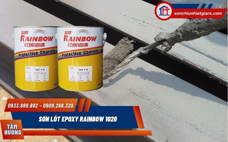 Sơn lót Epoxy Rainbow 1020 bảo vệ lớp sơn phủ phía trên khỏi bong tróc hay ảnh hưởng từ môi trường