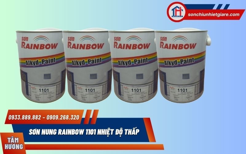 Sơn nung Rainbow 1101 là dòng sơn nung nhiệt độ thấp được cấu thành từ nhựa Alkyd