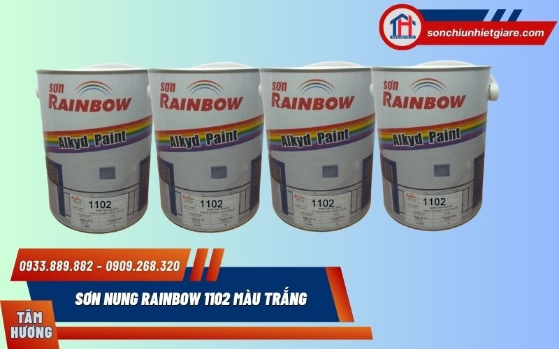 Sơn nung Rainbow 1102 là sản phẩm cao cấp thuộc dòng sơn chịu nhiệt