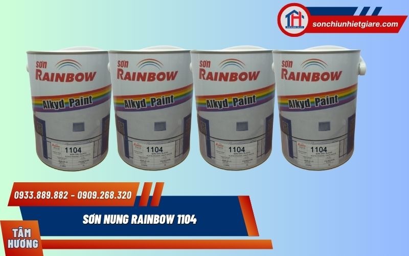 Sơn nung Rainbow 1104 là dòng sơn chịu nhiệt cao