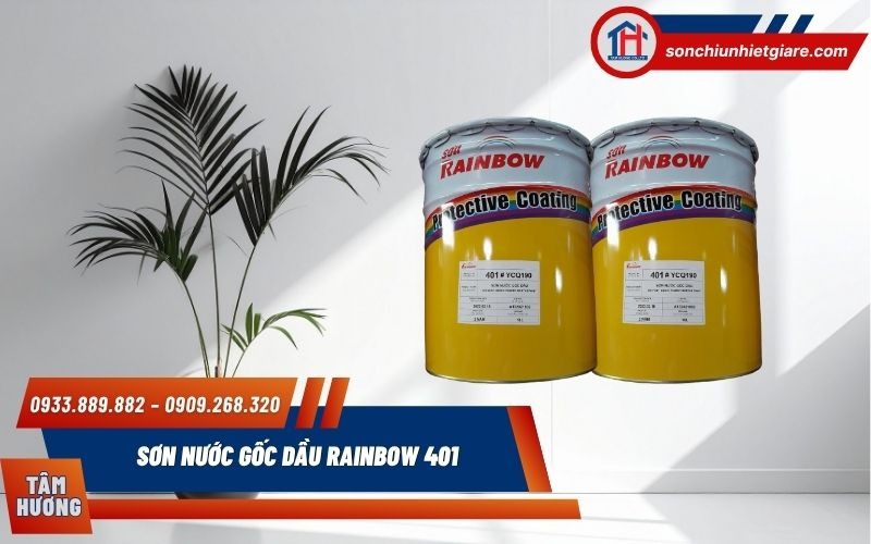 Màu sắc sơn Rainbow 401 đa dạng và tinh tế phù hợp nhiều công trình khác nhau