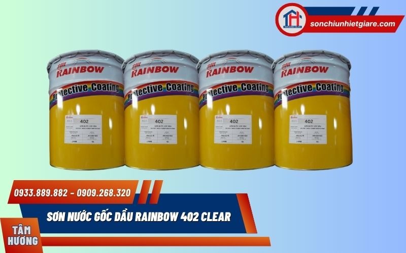 Sơn nước gốc dầu Rainbow 402 là dòng sơn lót chuyên dụng của thương hiệu Rainbow