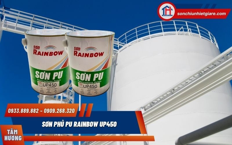 Sơn phủ PU Rainbow UP450 chống ăn mòn và chịu hoá chất mạnh