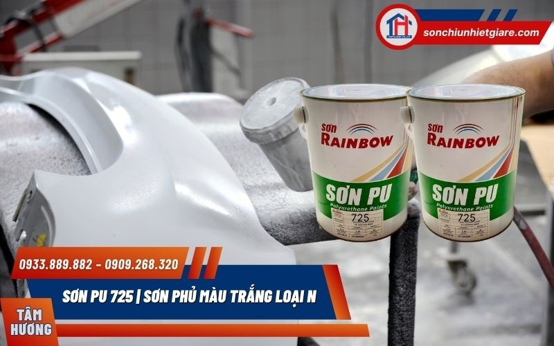 Sơn PU 725 được ứng dụng phổ biến trong ngành ô tô