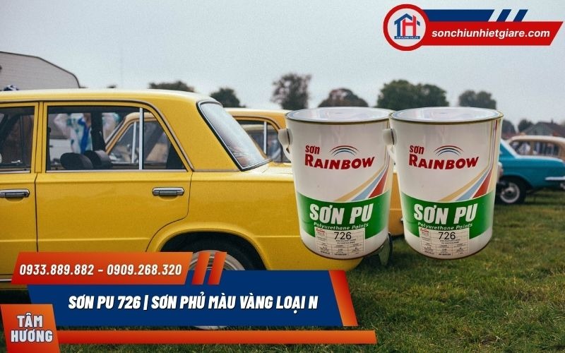 Sơn PU 726 tạo nên lớp màng mịn, độ bóng cao và đều màu