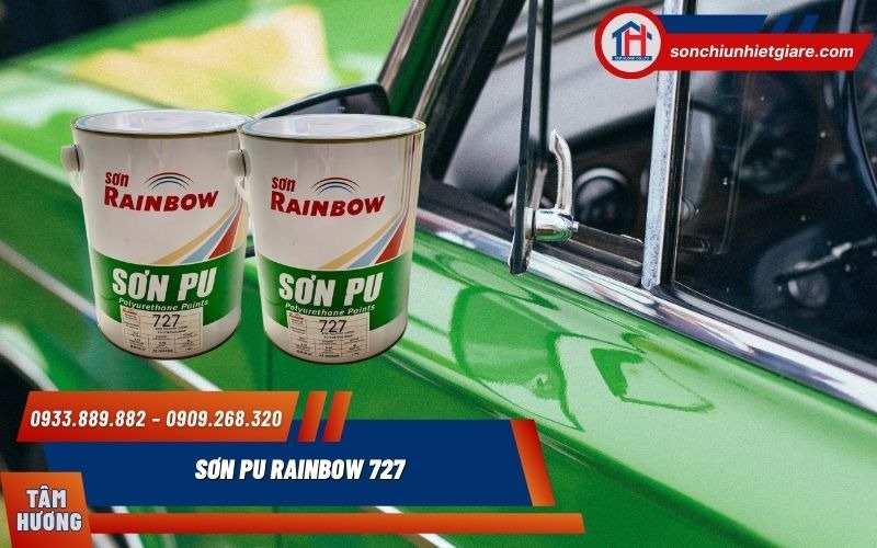 Sơn PU 727 phù hợp cho các bề mặt xe cộ, máy móc, sản phẩm cơ khí
