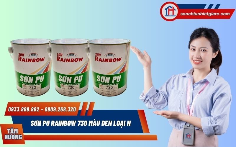 Mua Sơn PU Rainbow 730 Chính Hãng Tại Đại Lý Tâm Hương