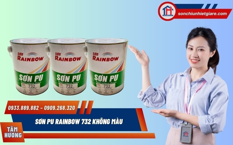 Mua Sơn PU Rainbow 732 chính hãng tại Đại lý Tâm Hương