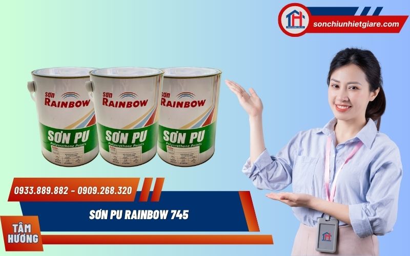 Mua sơn PU Rainbow 745 chính hãng tại Đại lý Tâm Hương