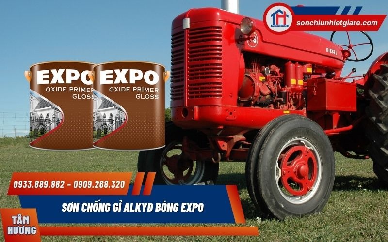 Sơn Chống Gỉ Alkyd Bóng Expo bảo vệ máy móc, thiết bị công nghiệp